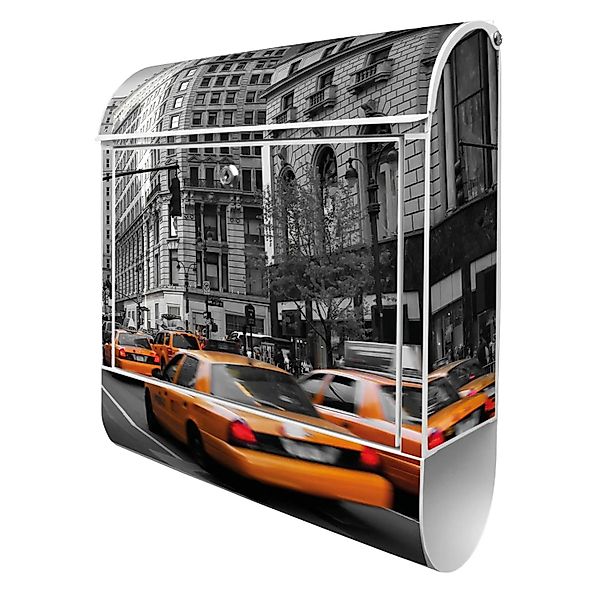 Banjado Design Briefkasten Weiß Pulverbeschichtet 39x47x14cm 2 Schlüssel Mi günstig online kaufen