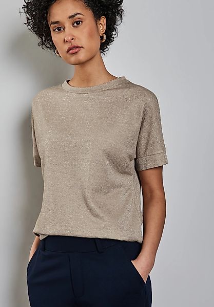 STREET ONE T-Shirt, mit Glitzerdetails günstig online kaufen