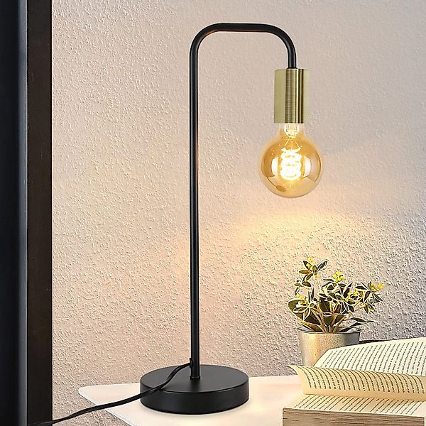 Nettlife Tischleuchte Vintage Schwarz E27 mit günstig online kaufen