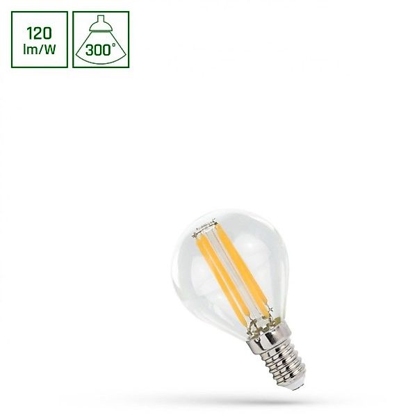 Spectrum LED-Leuchtmittel LED E14 G45 Filament günstig online kaufen