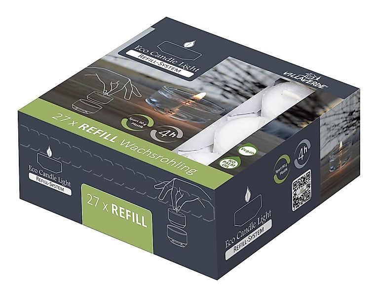Villa Verde Teelicht Villa Verde Teelichter ECL refill Nachfüller im günstig online kaufen