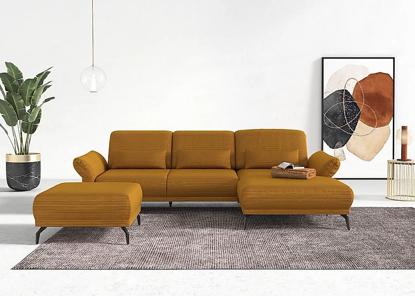 INOSIGN Ecksofa "Coco L-Form", Sitztiefen-, Arm- und Kopfteilverstellung, C günstig online kaufen