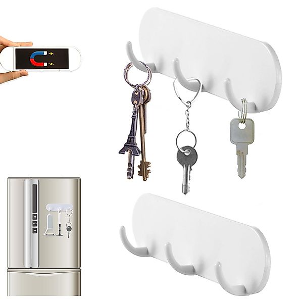 Auledio Schlüsselbrett 2er Set Magnetischer Schlüsselhalter günstig online kaufen