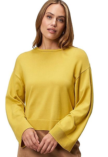Zero Strickpullover Damen Pullover mit Trompetenärmeln (1-tlg) Plain/ohne D günstig online kaufen