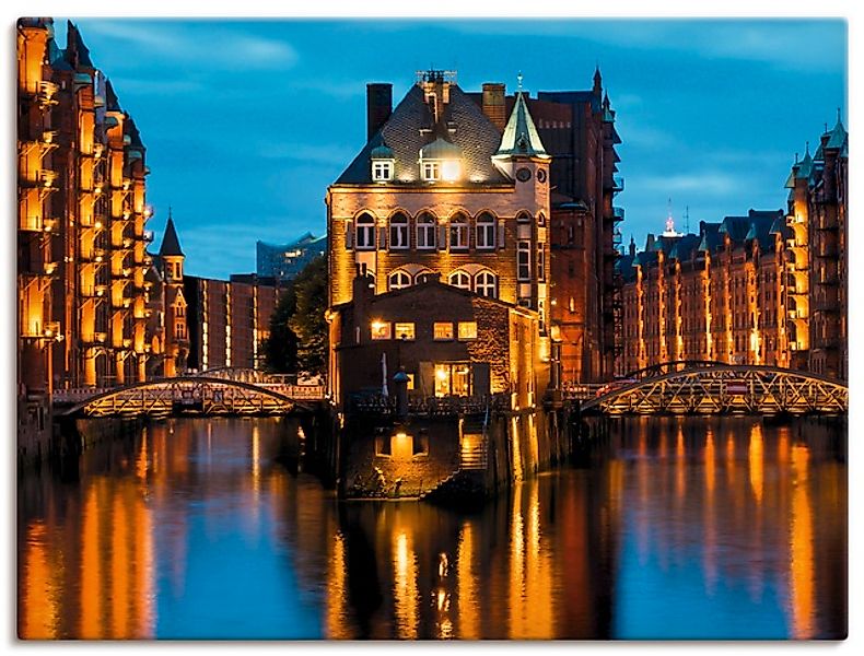 Artland Wandbild »Teil der alten Speicherstadt in Hamburg« Deutschland 1 St günstig online kaufen