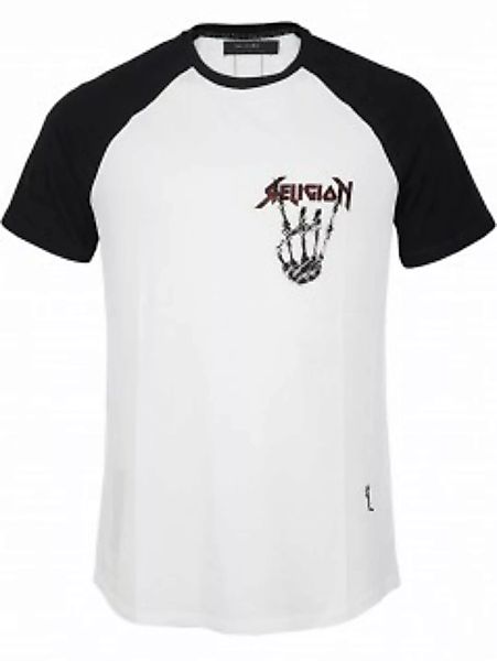 Religion Herren Shirt Rocker Raglan (M) (wei) günstig online kaufen