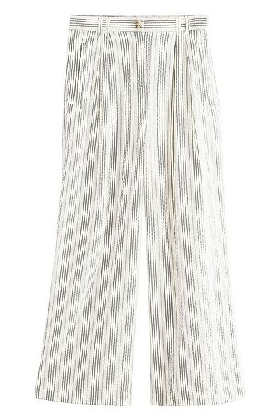 Next Stoffhose Straight Fit Hose mit strukturierten Streifen (1-tlg) günstig online kaufen