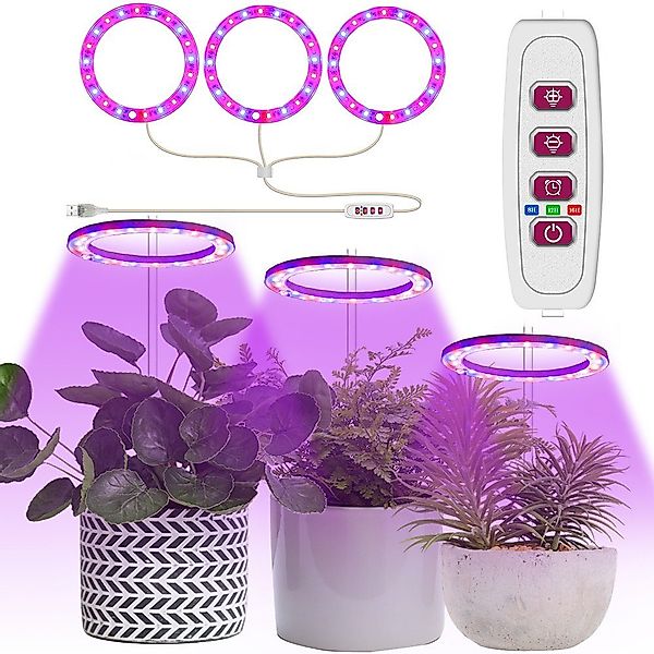 MUPOO Pflanzenlampe LED Pflanzenlampe, Timer Pflanzenlicht, günstig online kaufen