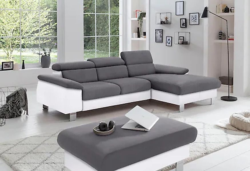 COTTA Polstergarnitur »Komaris L-Form«, (Set), Set bestehend aus: Ecksofa m günstig online kaufen