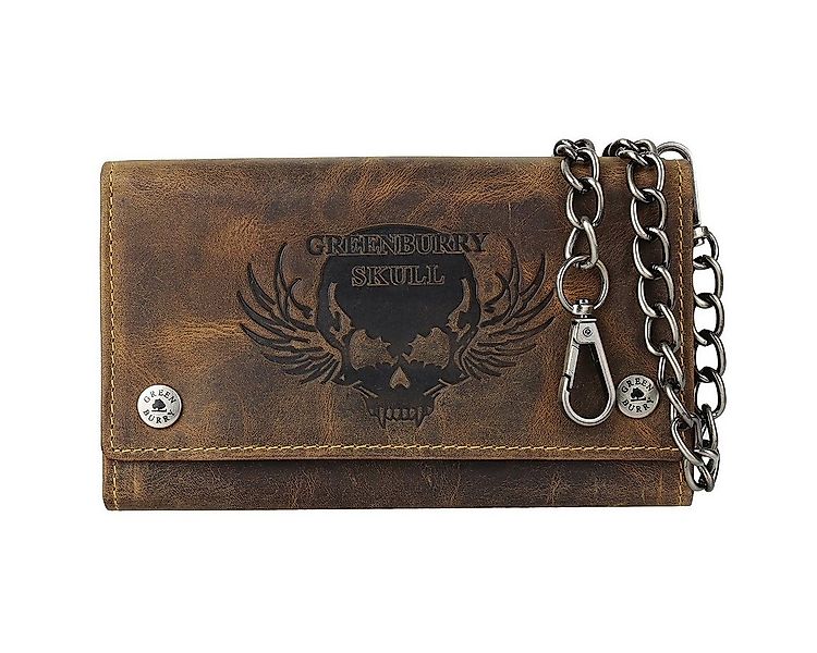 Greenburry Geldbörse Vintage RFID Leder Bikerbörse mit Kette BV-1820S-25-Sk günstig online kaufen