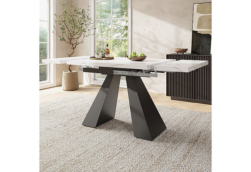 i@home Esstisch Teleskoptisch, Ausziehbarer Esstisch,Tischplatte mit Säulen günstig online kaufen