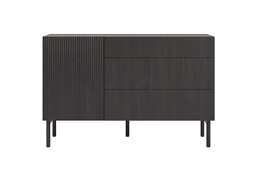 Selsey Sideboard NOLIE, 1-türig mit 2 Fächern, 3 Schubladen, Holzbeinen, 14 günstig online kaufen