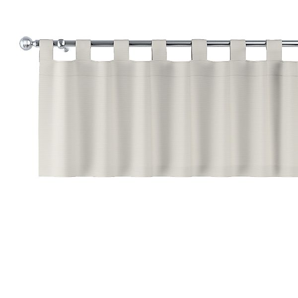 Kurzgardine mit Schlaufen, hellgrau , 130 x 40 cm, Cotton Panama (702-45) günstig online kaufen