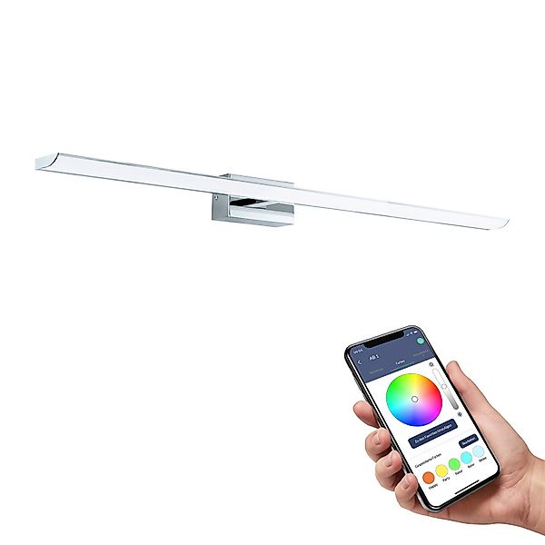 EGLO connect Smart-LED-Spiegellampe Tabiano-Z, 90,5cm, chrom günstig online kaufen