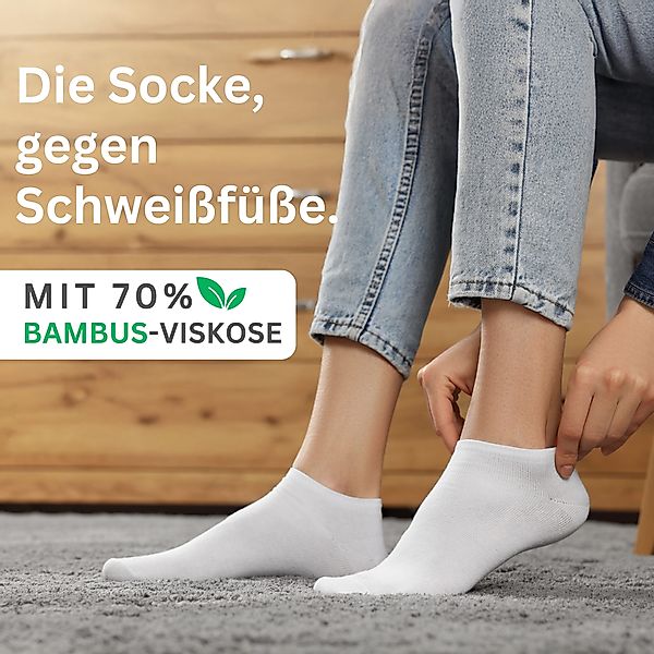 MEDOLY Sneakersocken Bambus Sneaker-Socken gegen Schweißfüße, günstig online kaufen
