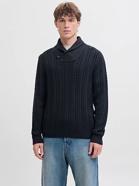 Jack & Jones Strickpullover "JPRBLUSEAN KNIT CABLE SHAWL NECK" günstig online kaufen