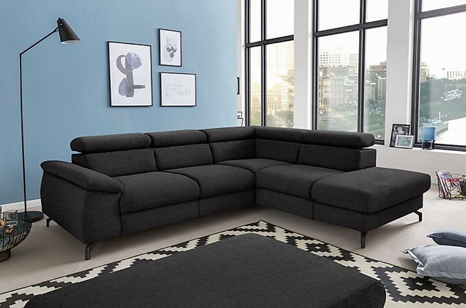 COTTA Polstergarnitur »Kitty L-Form, B: 249 bzw. 100 cm (Set: Ecksofa & Hoc günstig online kaufen