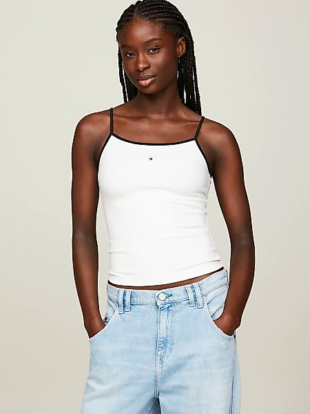 Tommy Jeans Spaghettitop "TJW SLIM SCRIPT BINDING TOP", mit Tommy Jeans Log günstig online kaufen