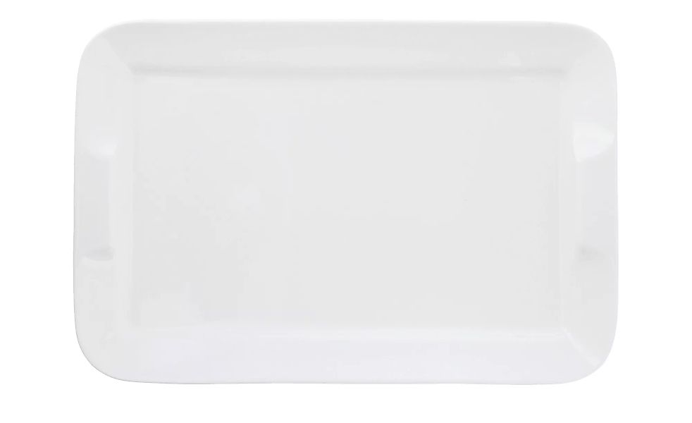 KHG Servierplatte - weiß - Porzellan - 24,4 cm - 3,8 cm - Geschirr > Einzel günstig online kaufen