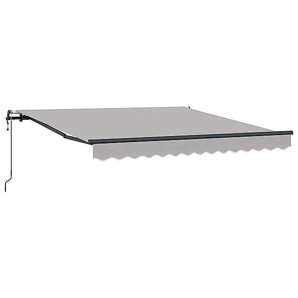 vidaXL Einziehbare Markise Hellgrau 300 x 250 cm Stoff und Aluminium 333009 günstig online kaufen