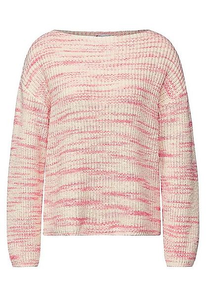 STREET ONE Strickpullover mit U-Boot-Ausschnitt günstig online kaufen