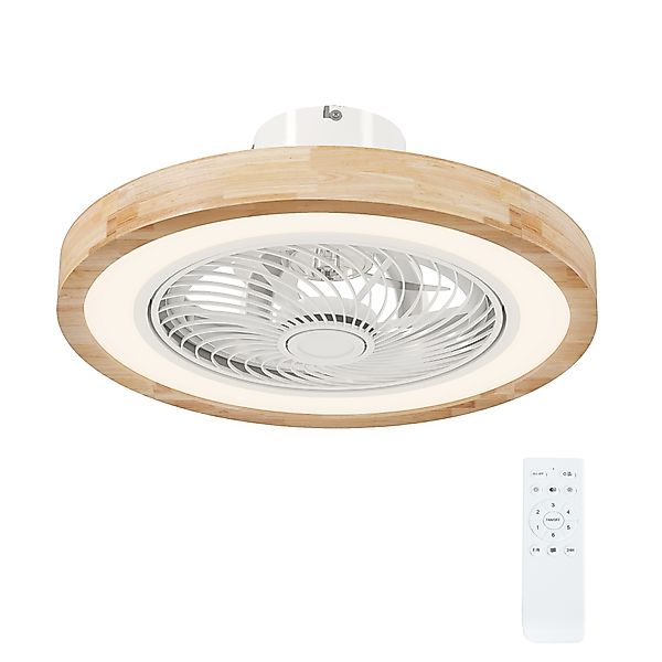 HOMCOM Deckenventilator mit Beleuchtung Fernbedienung LED Ventilator Decken günstig online kaufen