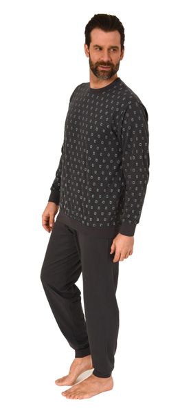 Normann Pyjama Herren Schlafanzug lang mit günstig online kaufen
