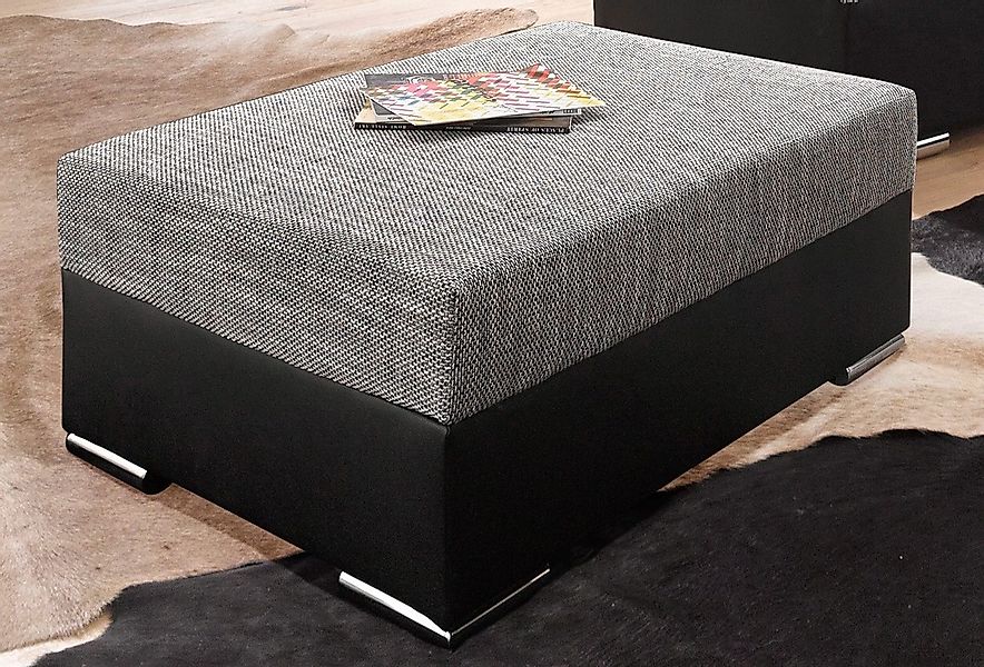 COLLECTION AB Hocker "John", Frei im Raum stellbar, wahlweise mit Federkern günstig online kaufen