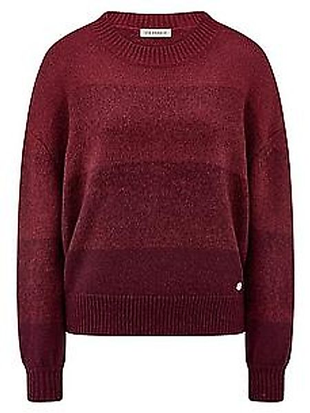 Rundhals-Pullover Uta Raasch rot günstig online kaufen
