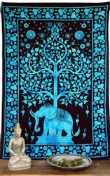 Guru-Shop Tagesdecke Boho-Style Wandbehang, indische Tagesdecke günstig online kaufen