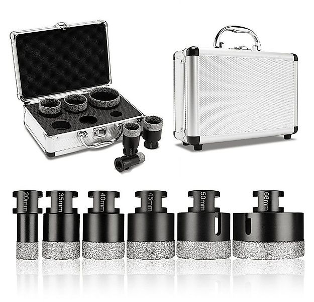 POPOLIC Fliesenbohrer Diamant Fliesenbohrkrone Set für Fliesen/Glasbohrer/F günstig online kaufen