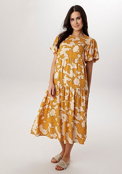 Aniston SELECTED Sommerkleid mit fantasievollem Druck in Sommerfarben - NEU günstig online kaufen