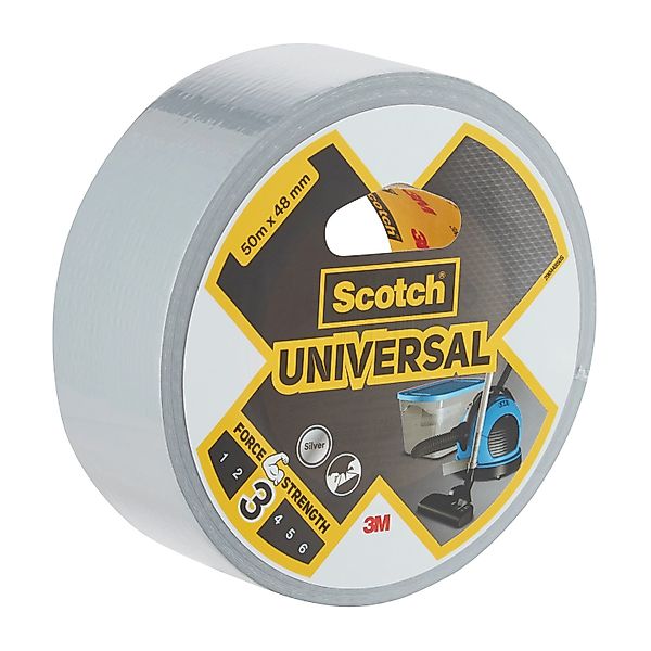 Scotch Klebeband 2904 Universal 50 m x 48 mm Silber günstig online kaufen