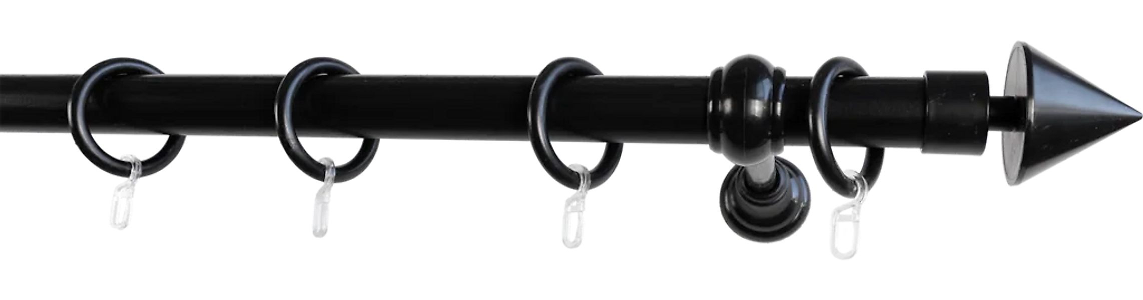 GARESA Gardinenstange "SEMARA" Ø 28 mm 1 läufig-läufig Wunschmaßlänge Vorha günstig online kaufen