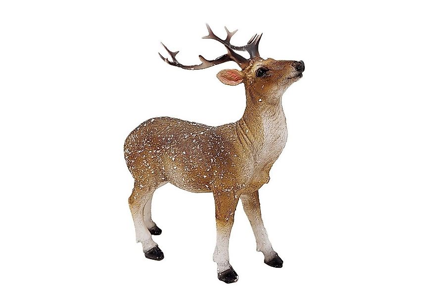 formano Dekofigur Winterzeit, Farbe: Braun, Motiv: Hirsch günstig online kaufen