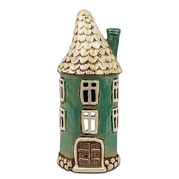 formano Windlicht Cottage, Farbe: Blau, Motiv: günstig online kaufen