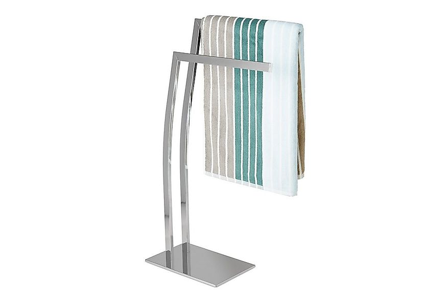 relaxdays Handtuchständer Handtuchhalter Edelstahl WIMEDO, silber günstig online kaufen