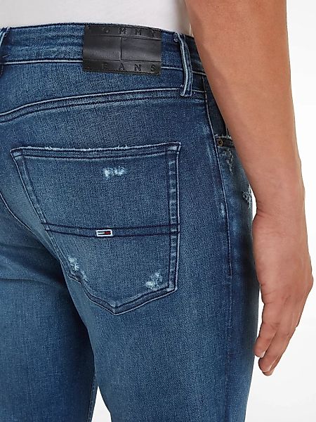 Tommy Jeans Slim-fit-Jeans SCANTON SLIM mit Abrieb- und Destroyeddetails günstig online kaufen