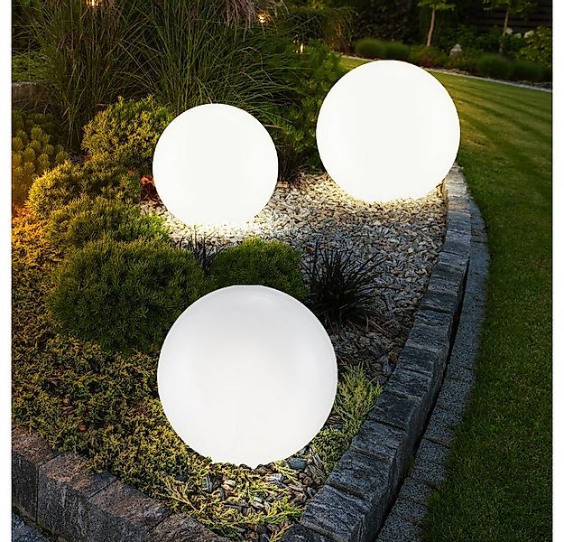 etc-shop LED Kugelleuchte, LED-Leuchtmittel fest verbaut, Warmweiß, 3er Set günstig online kaufen