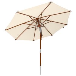 anndora-sonnenschirm Sonnenschirm 3m rund Knickbar Dreh-Kipp-Mechanismus, günstig online kaufen