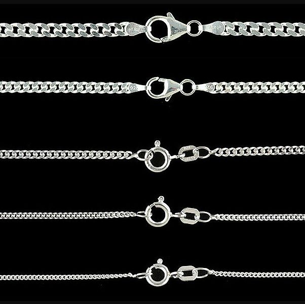 HOPLO Panzerkette Silberkette Panzerkette Länge 50cm - Breite 5,0mm - 925 S günstig online kaufen