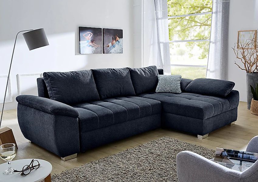 Jockenhöfer Gruppe Ecksofa "Alster L-Form", mit Bettfunktion und Bettkasten günstig online kaufen