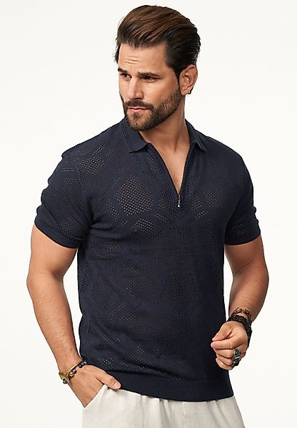 SOULSTAR Poloshirt mit Half-Zip Herren Kurzarm günstig online kaufen