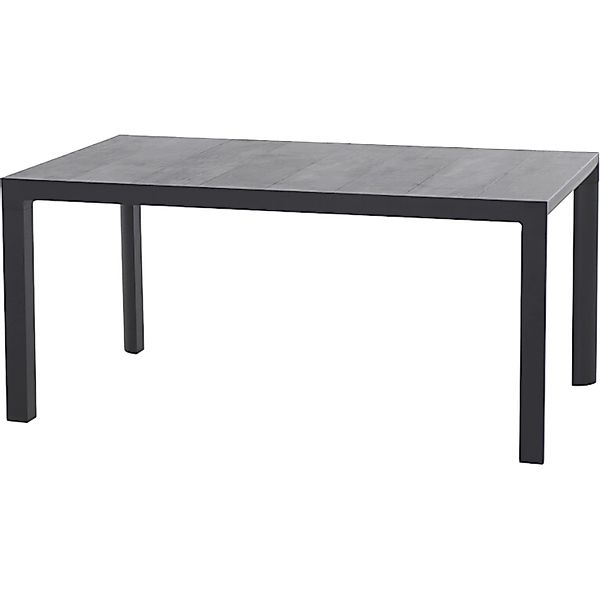 Siena Garden Gartentisch Silva Rechteckig Wood Grey 90 cm x 160,5 cm günstig online kaufen