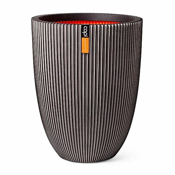 Capi Vase Groove Elegant 46x58 cm Anthrazit 1899161 günstig online kaufen