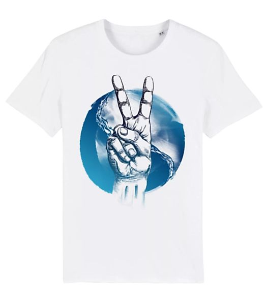 Ozean Peace · Männer Bio T-Shirt Stanley Stella günstig online kaufen