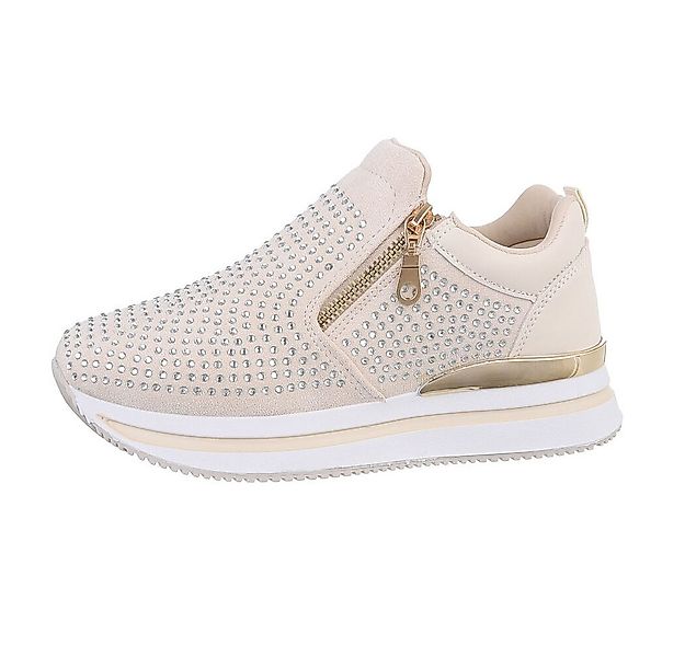 Ital-Design Damen Low-Top Freizeit Sneaker (86016698) Keilabsatz/Wedge Snea günstig online kaufen