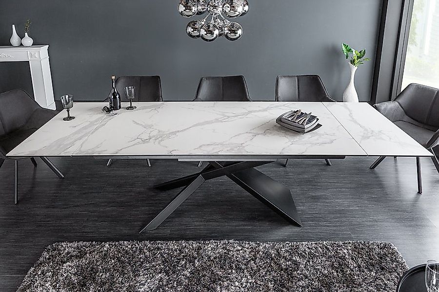 riess-ambiente Esstisch EUPHORIA 180-220-260cm weiß / günstig online kaufen