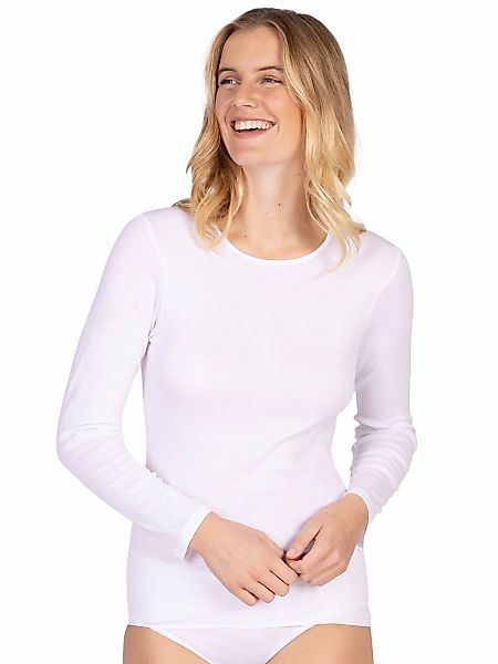 Nina Von C. Unterhemd "Langarm Damen Shirt GOTS Fine Cotton", (Spar-Pack, 3 günstig online kaufen