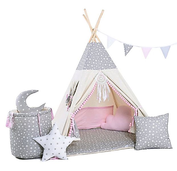 Rainbow Kids Tipi-Zelt Kinderzelt Spielzelt Teepee günstig online kaufen